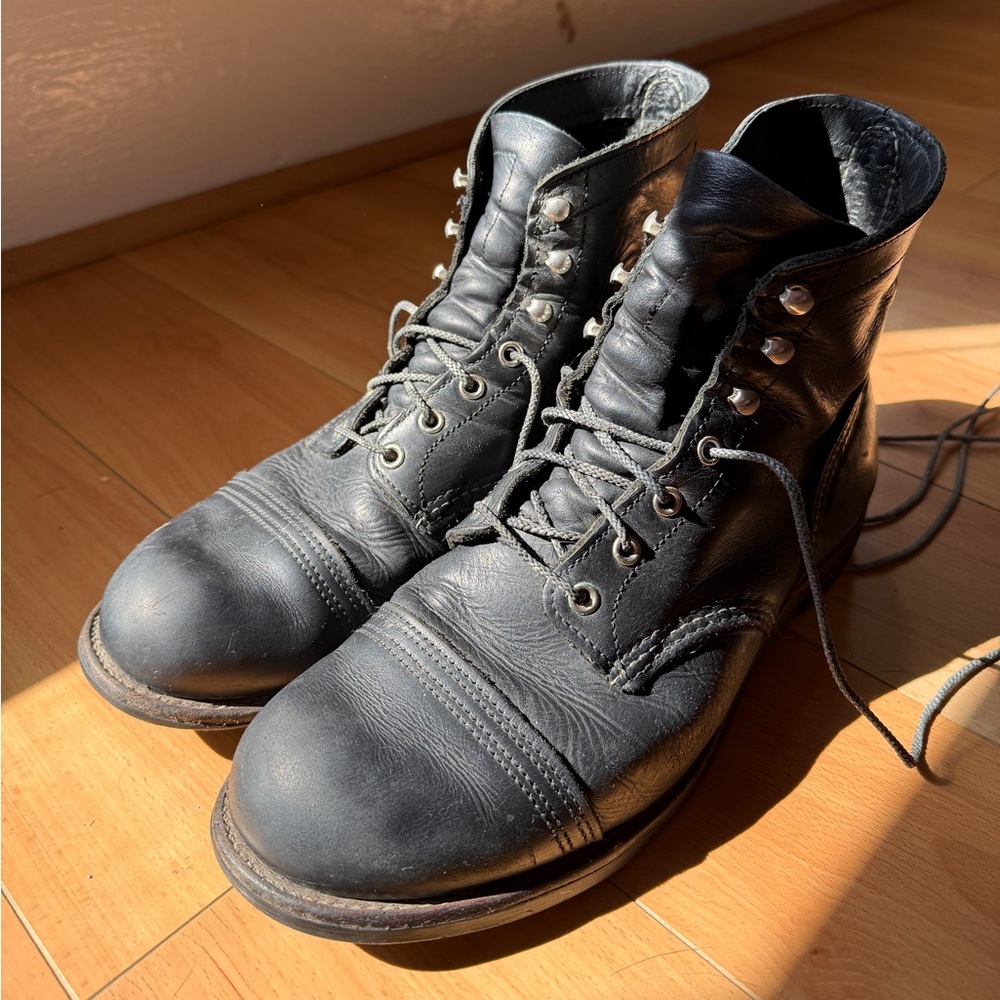 Red Wing Iron Ranger Boots 8084 Black Mens 11 D